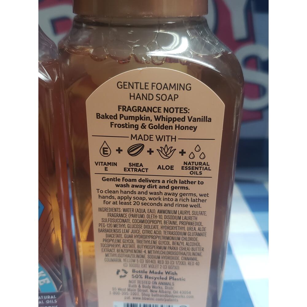 BBW Pumpkin Cupcake Gentle Foaming Hand Soap 2 Pack - Picture 2 of 2